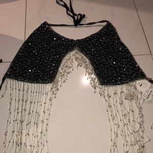 Halter sequin top